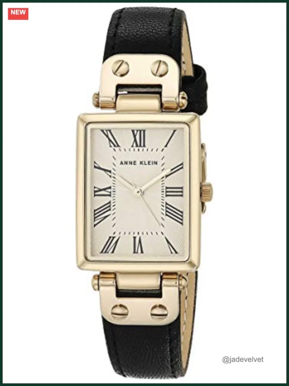 Women's Leather Strap Dress Watch, Roman Numeral Dial, Japanese Quartz